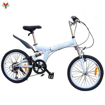 China Steel Factory supply good price 2023 20 inch 6 speed bicycle with V brake and alloy rims for sale