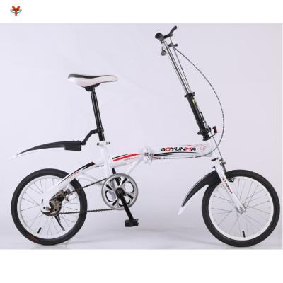 China Steel Factory Supply Foldable Bicycle Small Size 16 Inch Bicycle adult  Folding mini Bike for sale