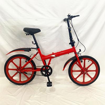 China Steel New design Cheap 20 inch mini steel frame folding bike for adults and children for sale