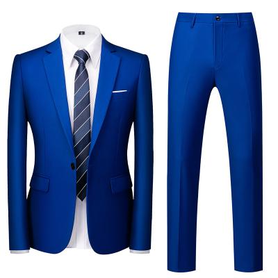 China Custom Made 100% Cotton Best Quality Mens Wedding Suits Elegant Designed Wedding Tuxedos Suits Groom Tuxedos For Men for sale