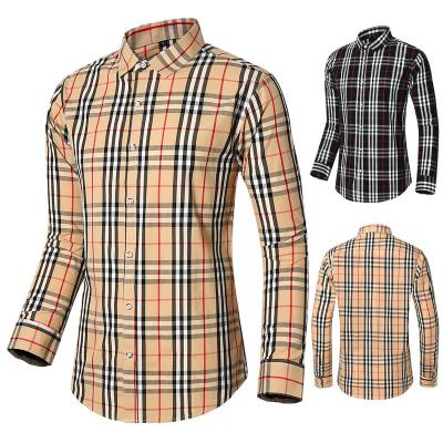 China Wholesale 100% Cotton Ready To Ship New Trend Men's Woven Long Sleeve Single Shirt Shirt For Men for sale