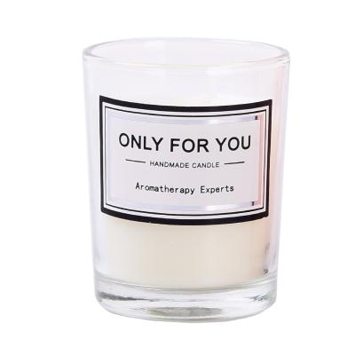 China Romantic and Creative Soy Hand Aromatherapy Delicate Candle Glass Candle Holder Wax for sale