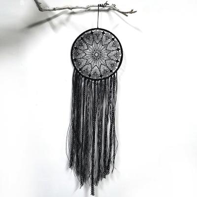 China Hot Selling Cotton Handwoven Tassel Home Decor Europe Catcher Dream Wall Hanging for sale