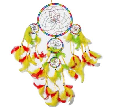 China New Latest Design North America Style Nordic Wall Decoration Home Decoration 22cm Dream Catcher for sale