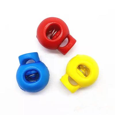 China Daily Wholesale Adjustable Lock Buckle Color Plastic Strap Button for sale