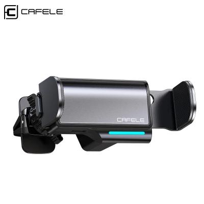 China CAFELE Durable Gravity Car Phone Holder For Air Vent Mount Phone Stand Holder For iPhone Xiaomi Metal Cell Phone Holder for sale