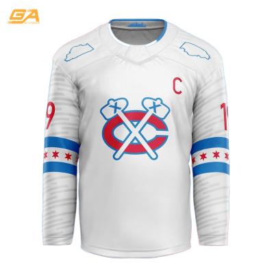 China Breathable / Quick Dry Style Warm Double Sided Reversible 5xl Hockey Jersey For Youth for sale