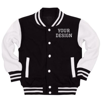 China Custom Polyester Sustainable College Womens Varsity Bomber Jacket for sale