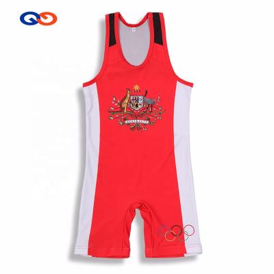 China Beathable Wholesale Reversible Cartoon Singlets Cool Cheap Wrestling Youth for sale