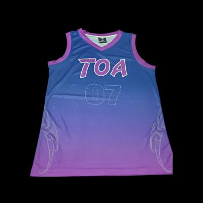 China Wholesale Custom Women's Blank Basketball Tank Tops Antibacterial For Sublimated Printing for sale