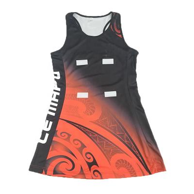 China Custom sublimation printed sets low price best selling netball uniform with bibs for sale