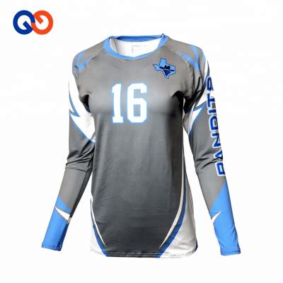 China Breathable / Quick Dry OEM China Manufacturer Custom Design Pattern Volleyball Jersey Men for sale