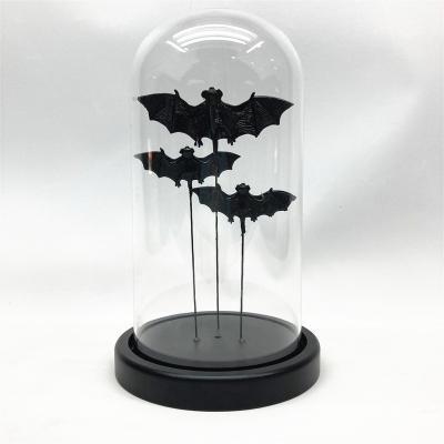 China Durable Halloween Features Witch Bat Pumpkin Iron Art Pendant for sale