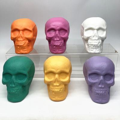 China Durable Three-Dimensional Human Body Skull Foam Mold Skeleton Horror Halloween Modeling Decoration Tool for sale