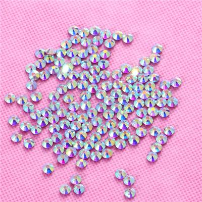 China BULK Garment Accessory Crystal Gem Flat Back Applicator Hotfix Flatback 3MM Acrylic Rhinestones ab SS10 1440pcs for sale