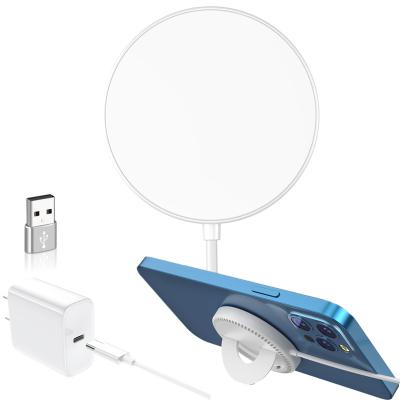 China High Quality Portable Mini Family Qi Magnetic Wireless Charger for sale