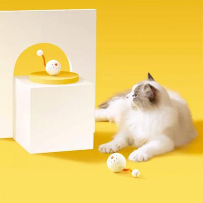 China Durable Eco-friendly Cat Toy Pet Sensor Viable Auto Obstacle Avoidance Interactive Hunting Toy for sale