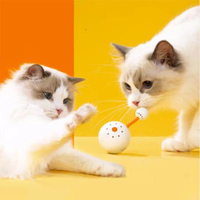 China New Design Pet Products Sustainable Pet Products Pet Products Sound Automatic Simulated Obstacle Automatic Avoidance Interactive Cat Toy for sale