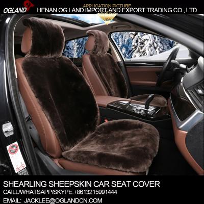 China 2017 New Design High Quality Genuine Australian Sheepskin Car Seat Cover for sale