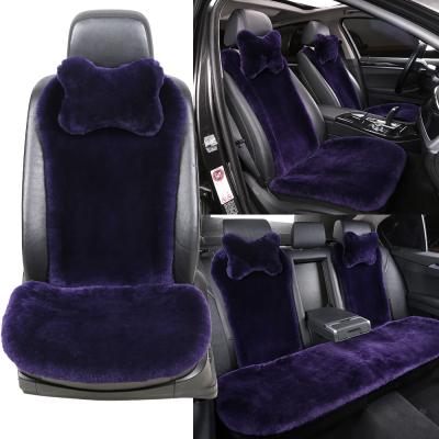 China Universal Cars Car Seat Cover Set For Auto Seat Accessories By Australia Sheepskin for sale