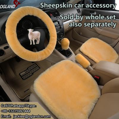 China Eco-friendly Autu Sheared Sheepskin Wool Car Interior Accessories New Interior Accessories For Car Decoration Products for sale