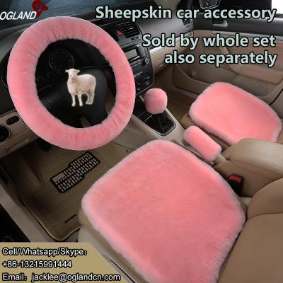 China Car Accessories Wool Interior Auto Parts For Car Interior Accessories Made Of Eco-friendly Passionate Luxury Sheepskin for sale