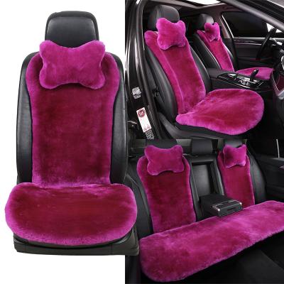 China Universal Cars Sheepskin Seat Cover For Car for sale