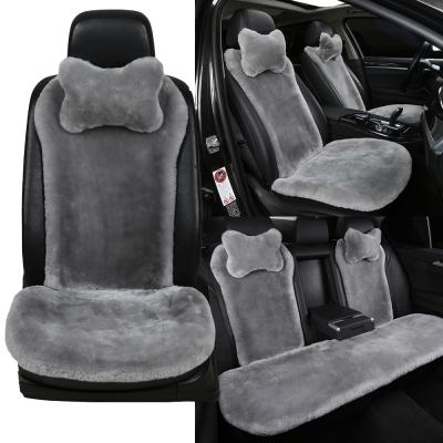 China Universal Cars Natural Fur Seat Cover For Car By Australia Sheepskin for sale