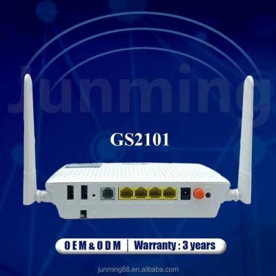 China FTTH FTTxFTTB Network Price GS2101 ONU Ontario XPON FTTH 2.4G/5G Dual Band Wireless Good Optical Unit for sale