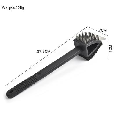 China High Quality Easy Clean Rust Kitchen Cleaning Easy To Use Steel Wire Brush for sale