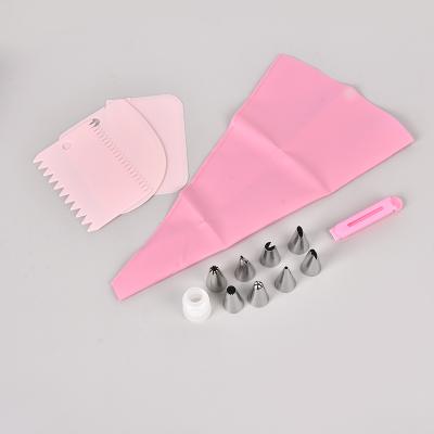 China Sustainable Home Make Cake Decorating Suppliers Kit Baking Tools Turntable Nozzles Set for sale