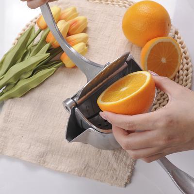 China Kitchen Accessories Stainless Steel Citrus Citrus Lemon Viable Instruments Metal Orange Juicer Manual Squeezer for sale