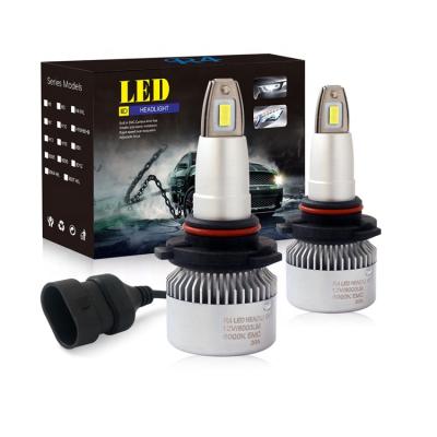 China Aluminum Alloy R4 Led Auto Headlight Light H1 H3 H7 H8/H9/H11 9005 9006 H4 LED Canbus LED Bulb H11 for sale