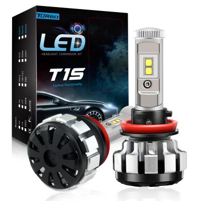 China Automotive Lighting System T1S 80W 8000lm H11 9005 Aluminum Alloy 9006 880 881 H4 H13 9004 9007 6000K/3000K Optional For Universal Car for sale