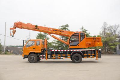 China Famous  truck T-king undercarridge truck crane  from 6T-16T truck mounted cranes for sale