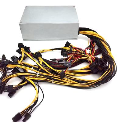 China Low power consumption high quality new 12v dc input 24Pin atx 2000w 2000 atx gold gpu computer case power supply 2000 power supplies. watts for the power of graphics cards for sale