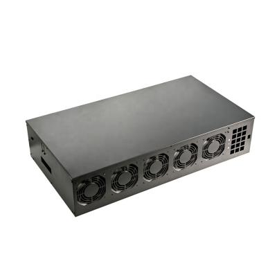 China With Fan Case12gpu Barebone Rtx 3080 Largest Low Noise 12 Slot 12 GPU Server Spacer Case Fans Cooling Fans GPU Case for sale