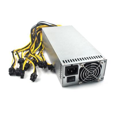 China PSU Factory Price GPU Case 12v 10*6pin 2000w Low Noise Power Supply 2000w Silent 2000w for sale