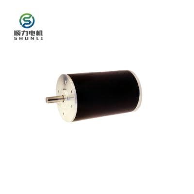 China OD63mm High Torque Dripproof Permanent Magnet Brushed DC Motor 12V 24V 36V 40V 48V 160v Power 50w 100w 150w 200w for sale