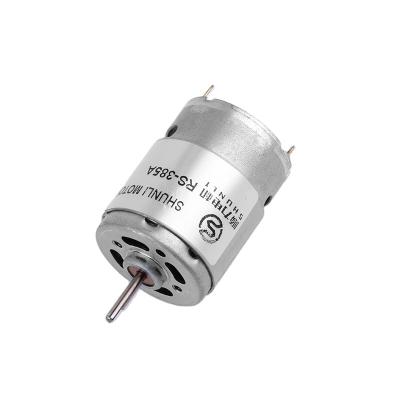 China Model Totally Enclosed DC Motor Diameter 380 / 385 28.8 Mm Body Length 37.8 Mm Shaft Diameter 2.3mm Shaft Length Can Be Customized for sale