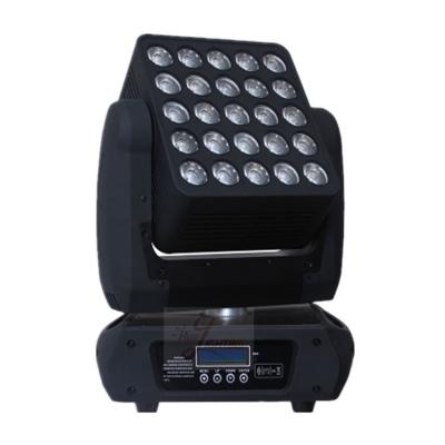 China Digital Led Matrix Head Moving Light Hotel Washing Moving Head Hot 25pcs Led Matrix Light for sale