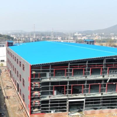 China Steel Workshop Multi Story Prefabricated Steel Structure Building for sale