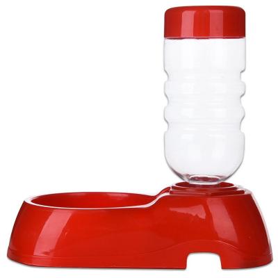 China Hot Selling Viable 2 in 1 Pet Diet Utensil Feeding Water Drinking Container for sale