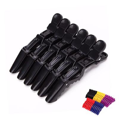 China Salon Eco-friendly Hair Styling Multifunctional Hairdresser Plastic Alligator Hairpin Hair Accessories Hair Styling Crocodile Clip for sale