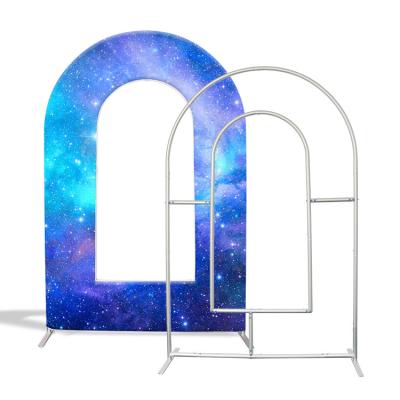 China Support ODM/OEM welcome to inquiry price wedding metal aluminum decoration arch backdrop open panel for party supplies for sale