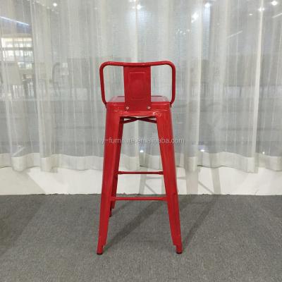 China Contemporary Custom design high quality cheap antique style restaurant vintage industrial frame bistro bar metal chair for sale