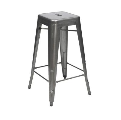 China Contemporary Hot Sale Stackable Designer vintage metal industrial bar chair stool HYX-504A for sale