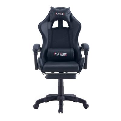 China Adjustable (height) High Quality Factory OEM Height Adjust Comfortable Game Chair Footrest Swivel PU Leather Armrest Gaming Chair for sale