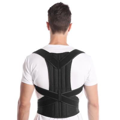 China Adjustable Lumbar Back Braces Posture Corrector for Men and Women Relieve Posture Clavicle Corrector and Shoulder Support Back Brace for sale