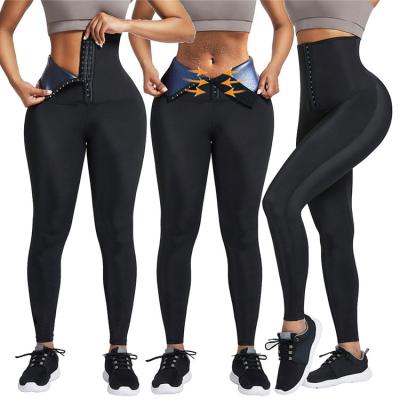 China Home Sauna Sweat Shorts Neoprene Waist Sweat High Waist Shaper Sports Sweat Shorts Leggings Sauna Sauna Pants Waist Trainer for sale